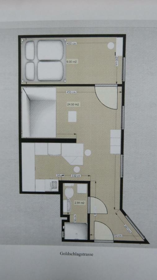 2 Zimmer Wohnung 비엔나 외부 사진